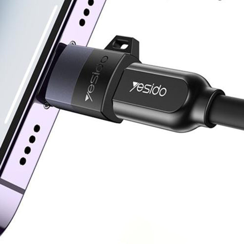 Yesido - OTG Adapter (GS30) - Micro-USB to Lightning, 480Mpb/s, Aluminum Alloy, 12W - Grey