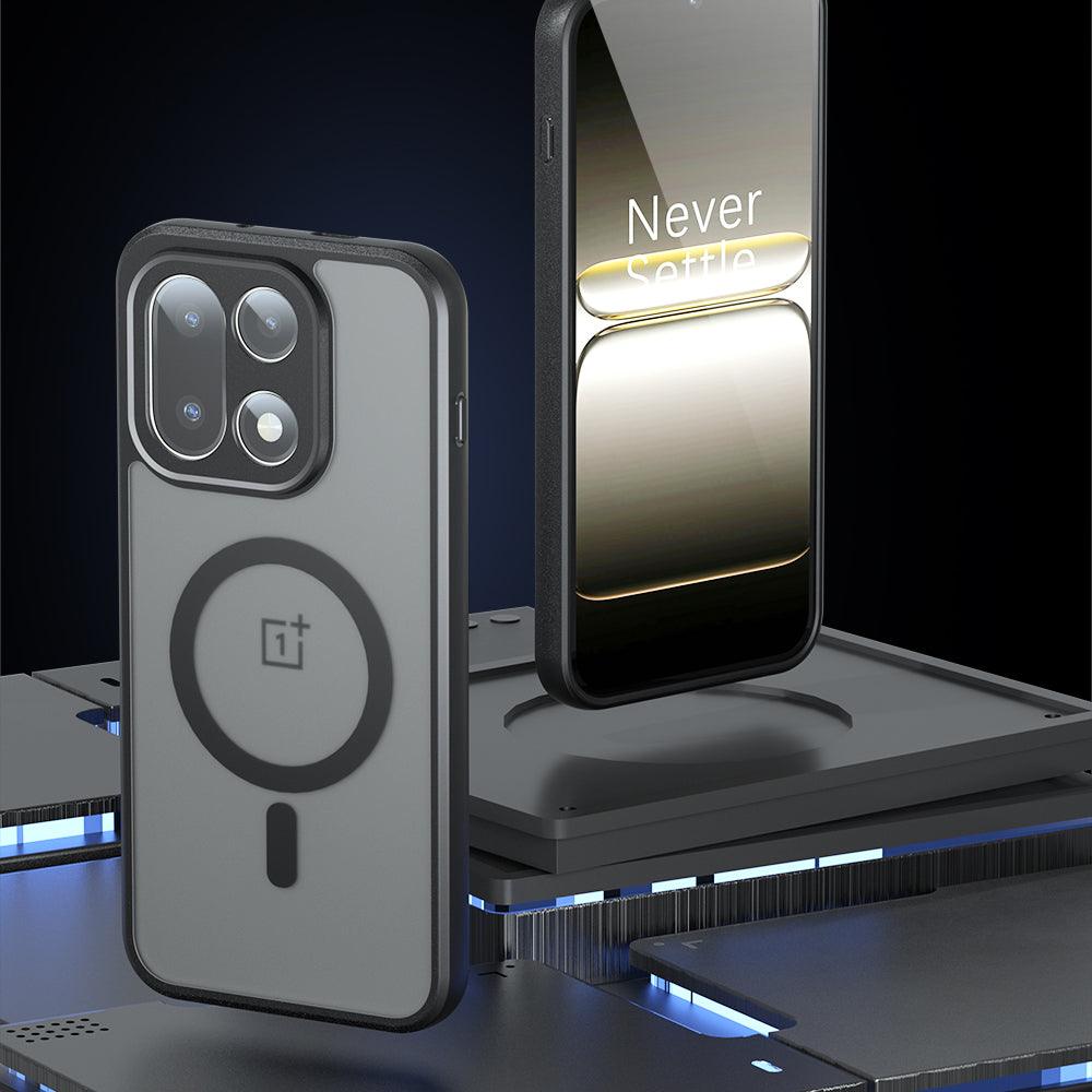 TechSuit Husa de protectie Techsuit PureFrost MagSafe compatibil cu OnePlus 15, Negru Mat – imagine 3