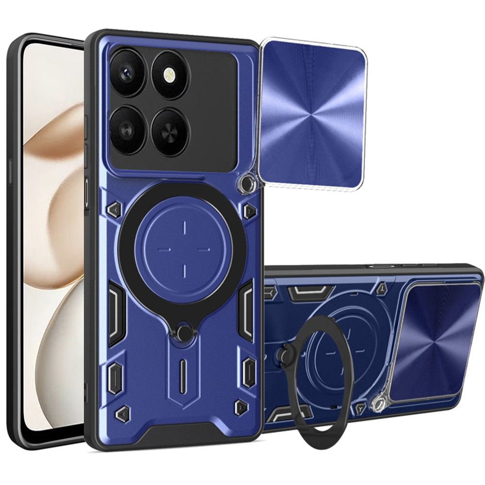 Techsuit - CamGuard Pro - Honor 400 Smart 5G / 400 Smart 4G / X7d 4G - Blue