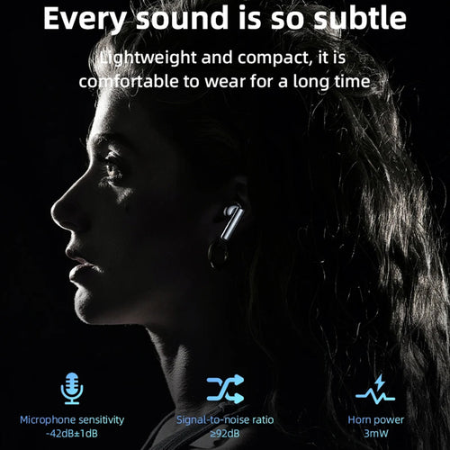 Yesido - Wireless Earbuds (TWS23) - with Noice Cancelling, Touch Control, Bluetooth V5.3, In-ear Design, 300mAh - Black