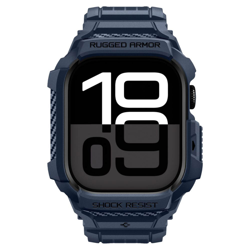 Spigen - Rugged Armor Pro V2 (ACS10495) - Apple Watch 10 42mm / Watch 11 42mm - Navy Blue