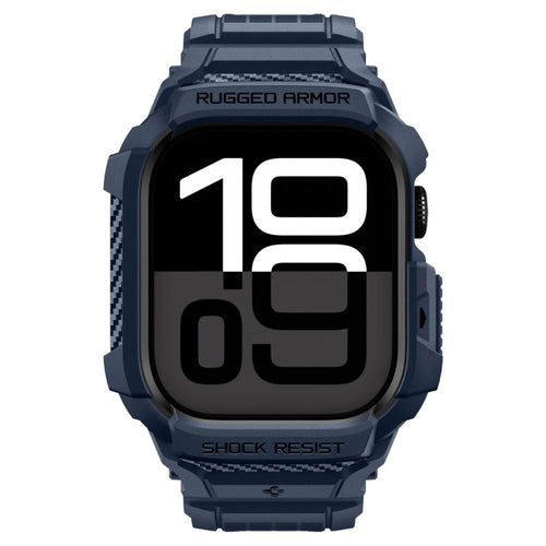 Spigen - Rugged Armor Pro V2 (ACS10495) - Apple Watch 10 42mm / Watch 11 42mm - Navy Blue