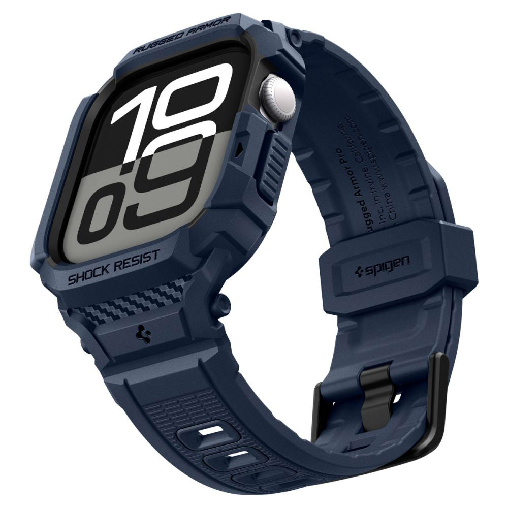 Spigen - Rugged Armor Pro V2 (ACS10495) - Apple Watch 10 42mm / Watch 11 42mm - Navy Blue