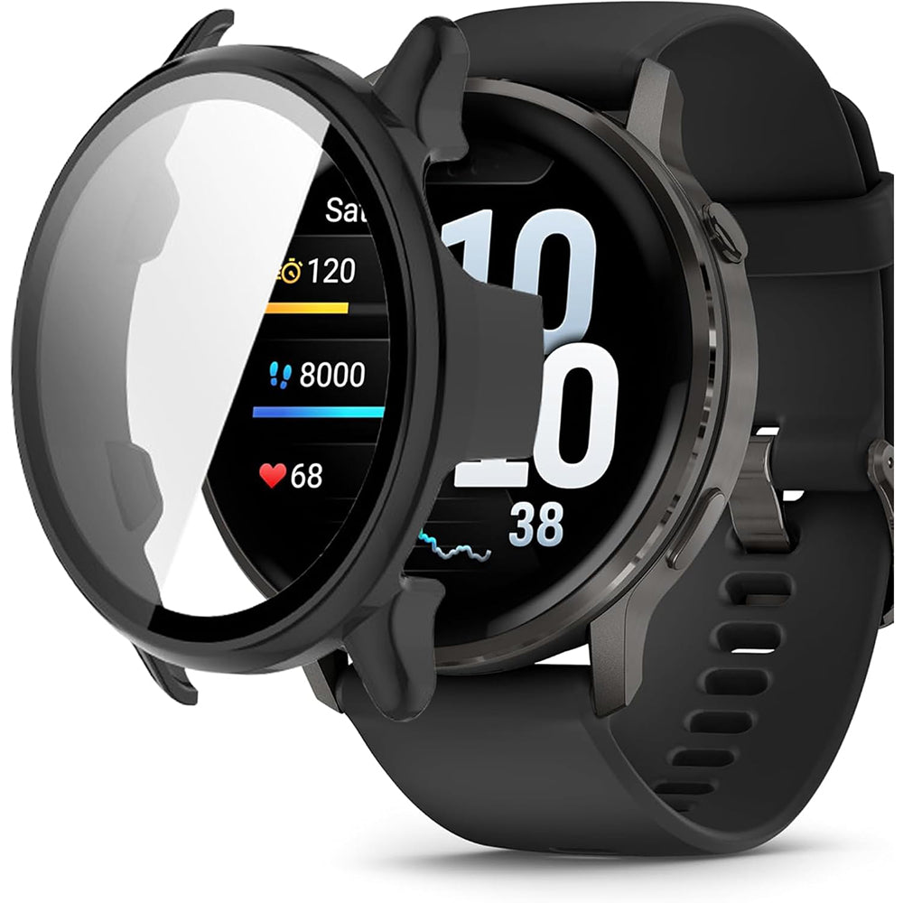 TechSuit Folie de protectie smartwatch Techsuit Defense360 Pro + Screen Protector compatibil cu Garmin Venu 4 45mm, Negr