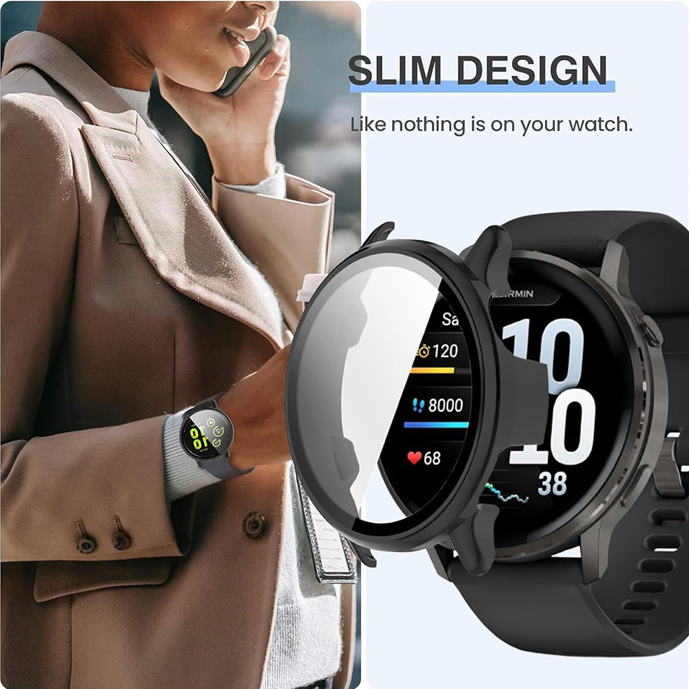 Techsuit - Defense360 Pro + Screen Protector - Garmin Venu 4 41mm - Beige