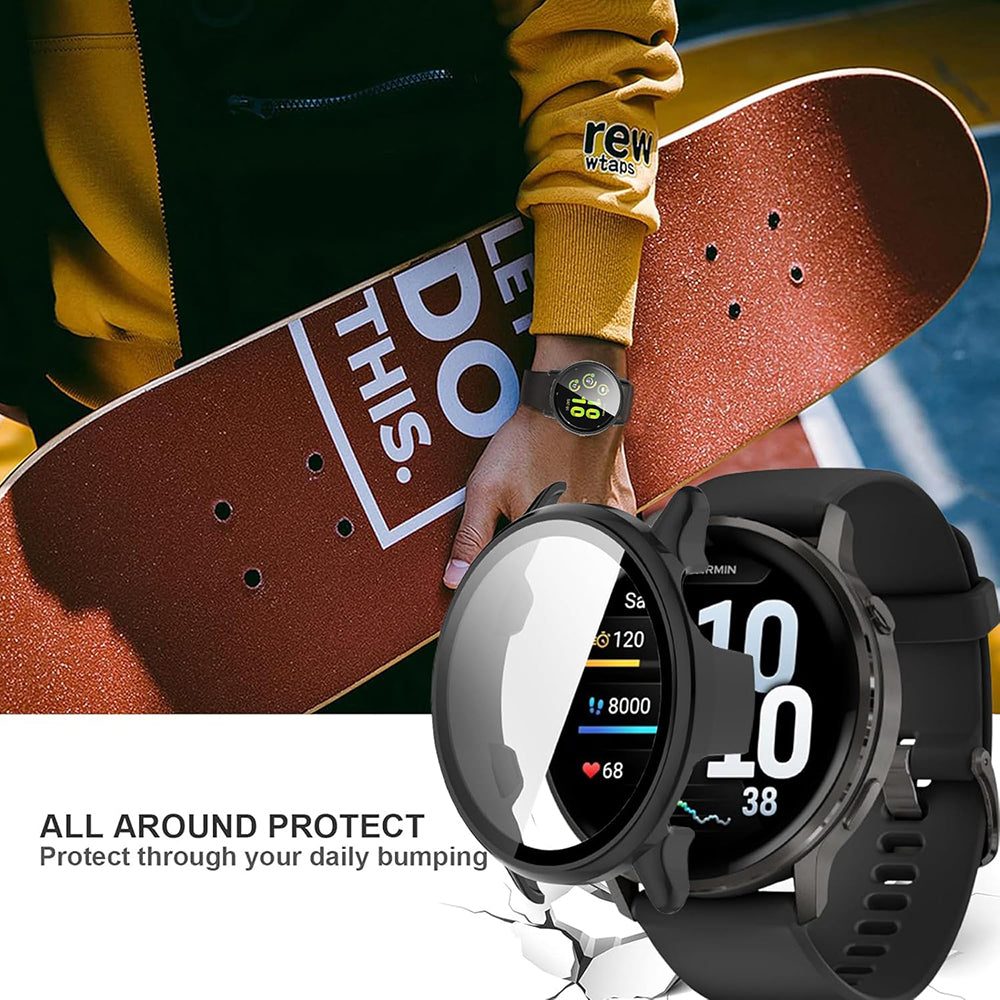 Techsuit - Defense360 Pro + Screen Protector - Garmin Venu 4 41mm - Deep Teal