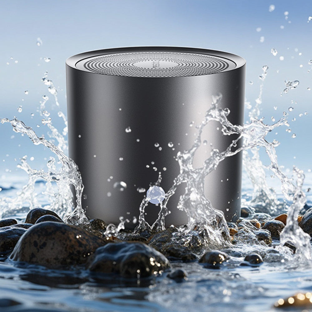 Yesido - Wireless Speaker (YSW30) - Bluetooth 5.0, Bass Diaphragm, Ultra Mini Size, IPX5 Waterproof, Type-C, 700mAh - Bl
