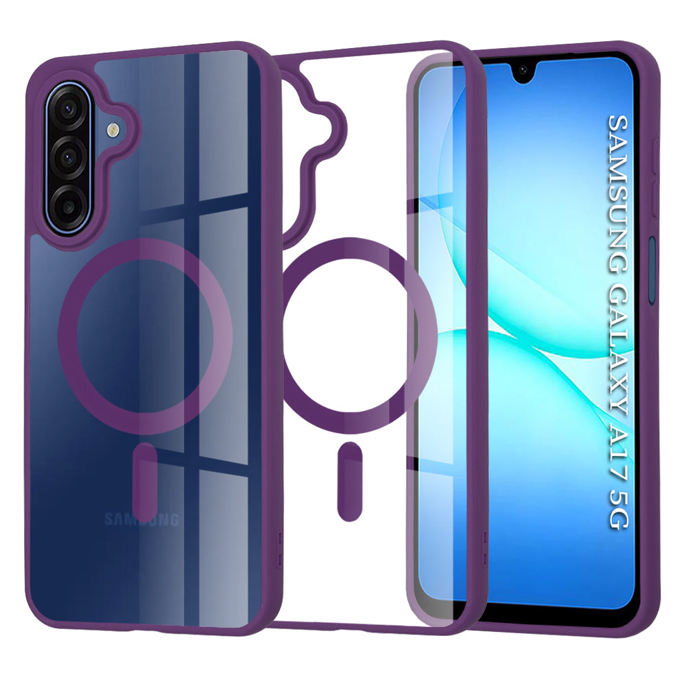 Techsuit - MagSafe Pro - Samsung Galaxy A17 5G / A17 4G / M17 / F17 - Purple