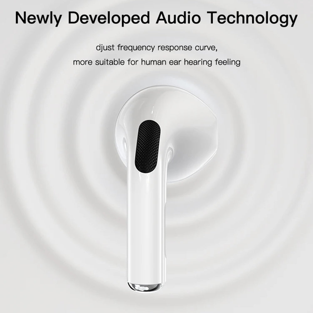 Yesido - Wireless Earbuds (TWS17) - with Bluetooth V5.1, Half-In-ear Design, 200mAh, Type-C - White