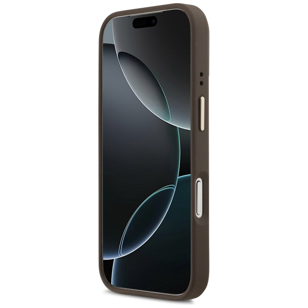 Husa de protectie Guess compatibil cu iPhone 17 Pro Max, Maro