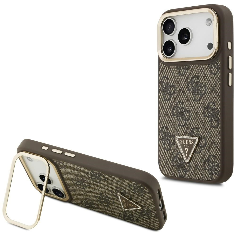 Husa de protectie Guess compatibil cu iPhone 17 Pro Max, Maro