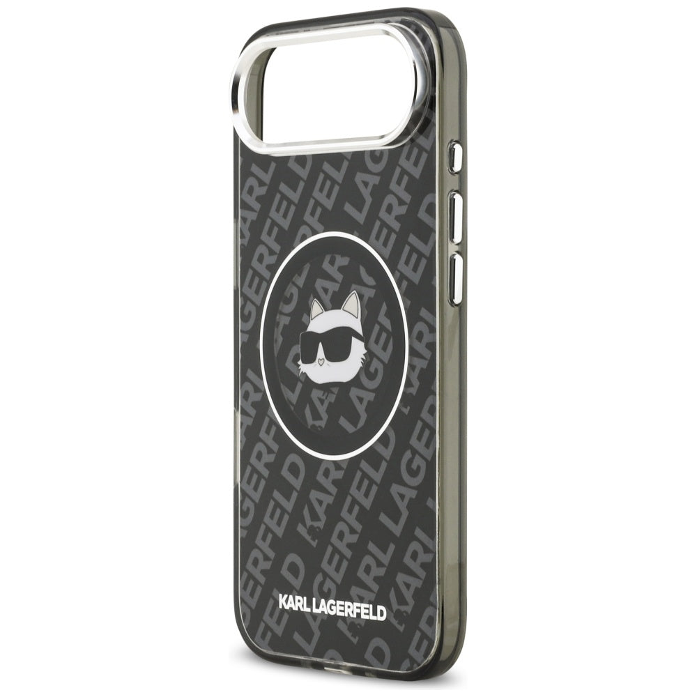 Karl Lagerfeld - IML Choupette Head Logo MagSafe (KLHMP17MHMKBCHOK) - iPhone 17 Air - Black