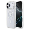 Husa pentru iPhone 17 Pro Max - Guess IML Gradient Triangle Logo MagSafe (GUHMP17XHGTMLCGT) - Clear
