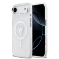 Husa pentru iPhone 17 Air - Guess IML Gradient Triangle Logo MagSafe (GUHMP17MHGTMLCGT) - Clear