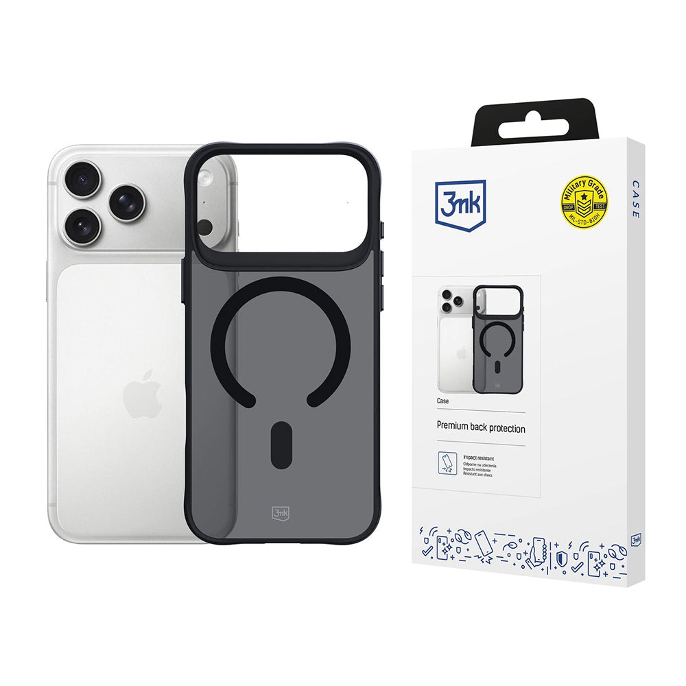 3mk - Smoke MagCase - iPhone 17 Pro - Black