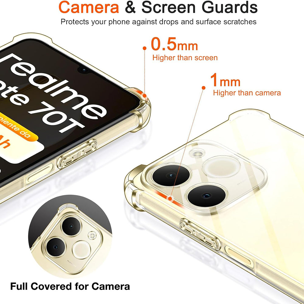 Techsuit - Shockproof Clear Silicone - Honor Magic8 Pro - Clear