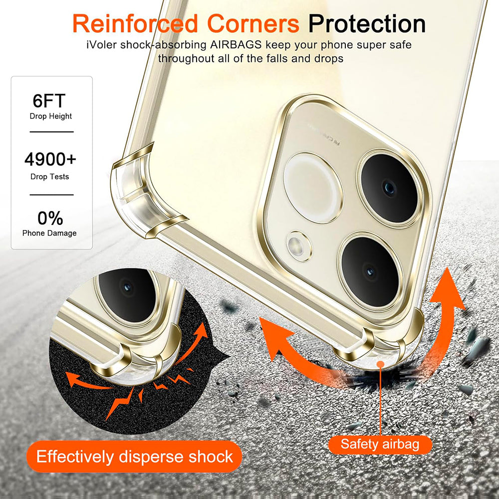 Techsuit - Shockproof Clear Silicone - Honor Magic8 Pro - Clear