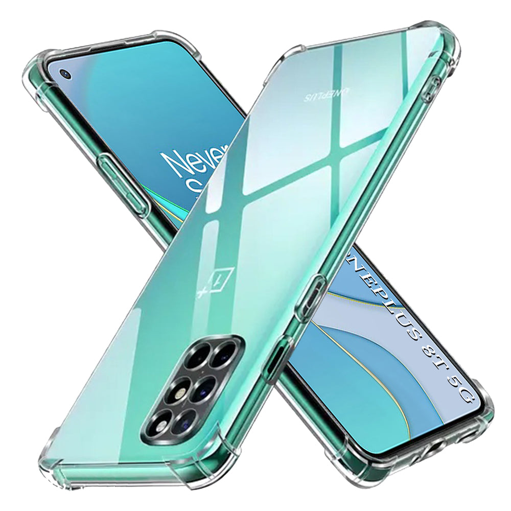 Techsuit - Shockproof Clear Silicone - OnePlus 8T - Clear