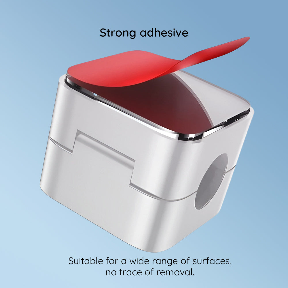 Yesido - (4 pack) Cable Organizer (C216BL) - Magnetic Clips, Strong Adhesive, Mini Design - Black