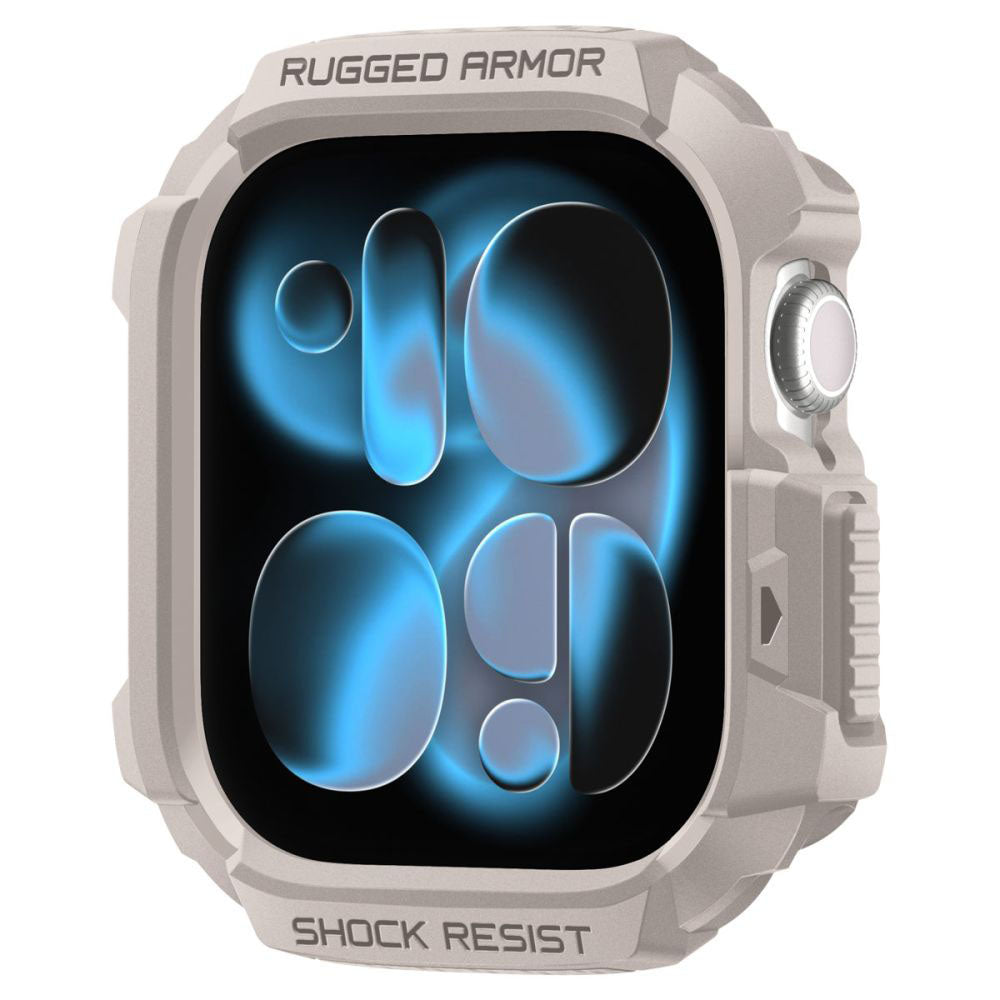 Spigen - Rugged Armor V2 (ACS10493) - Apple Watch 10 42mm / Watch 11 42mm - Dune Beige