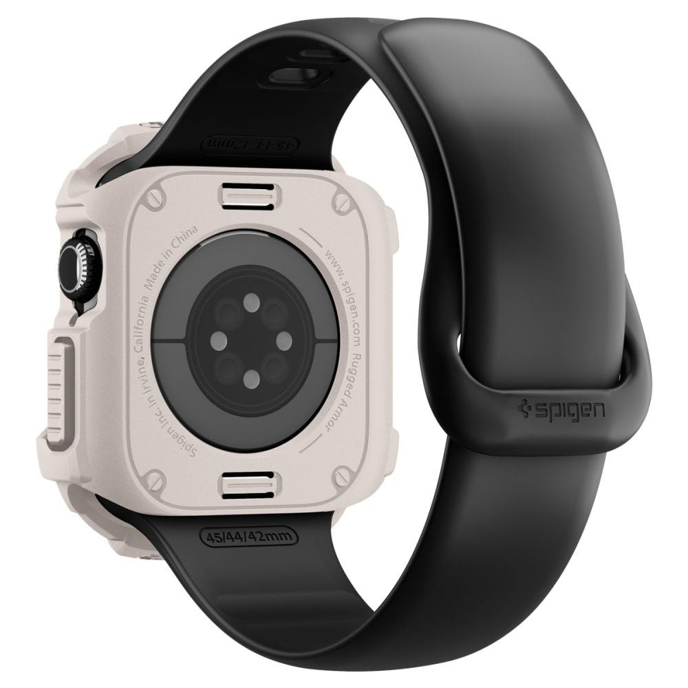 Spigen - Rugged Armor V2 (ACS10493) - Apple Watch 10 42mm / Watch 11 42mm - Dune Beige
