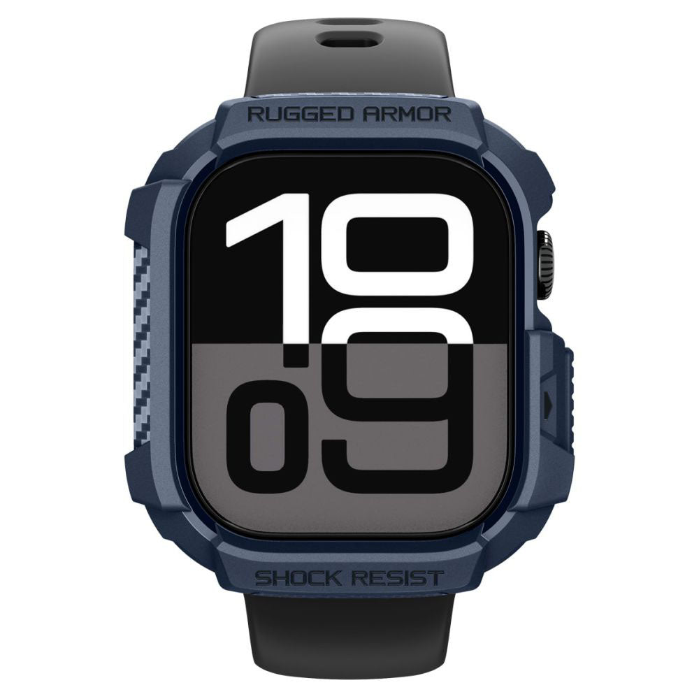 Spigen - Rugged Armor V2 (ACS10492) - Apple Watch 10 42mm / Watch 11 42mm - Navy Blue