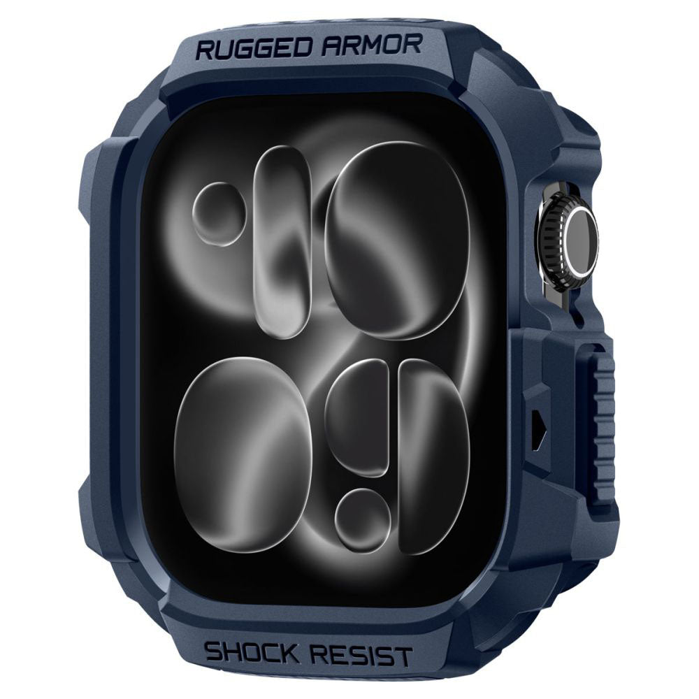 Spigen - Rugged Armor V2 (ACS10492) - Apple Watch 10 42mm / Watch 11 42mm - Navy Blue