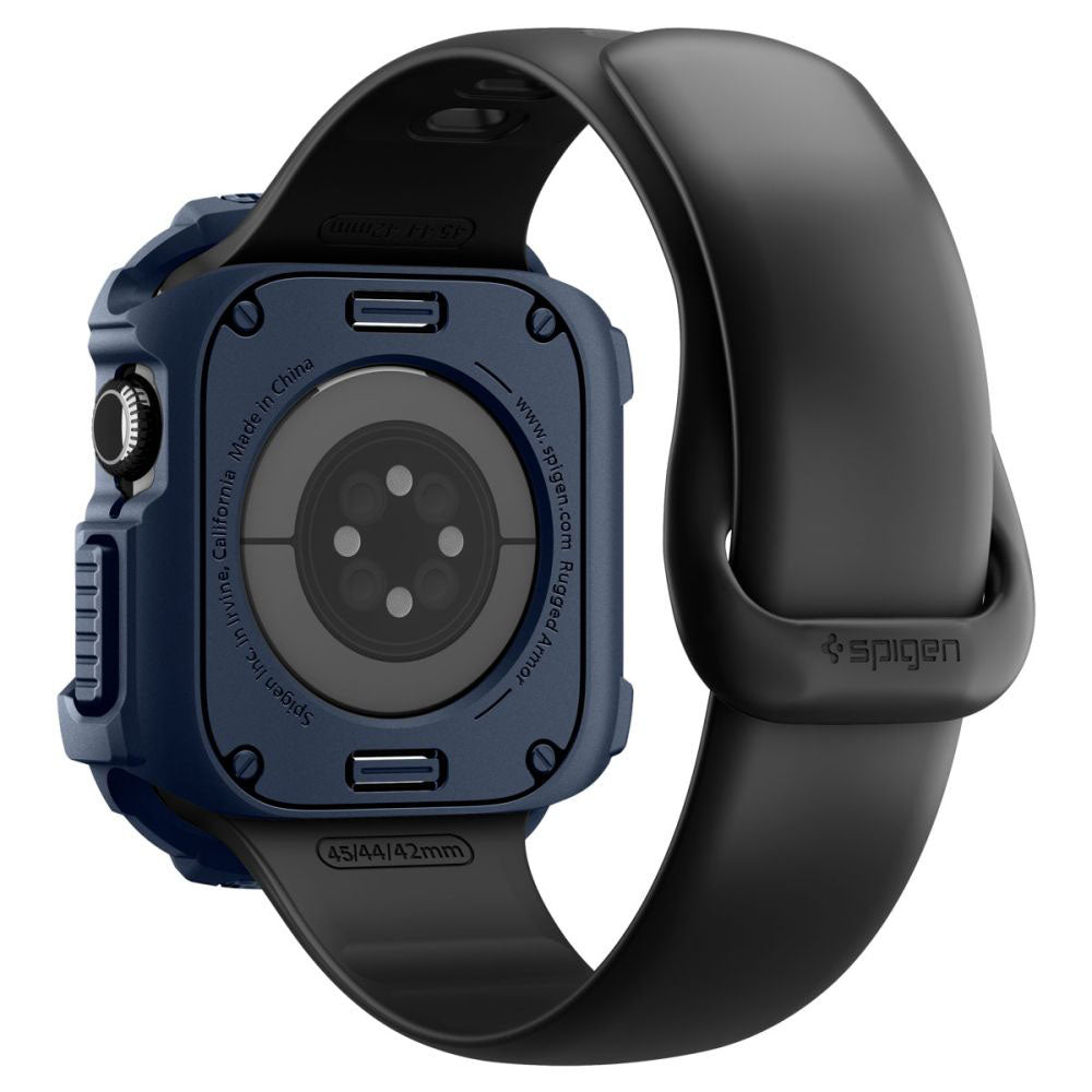 Spigen - Rugged Armor V2 (ACS10492) - Apple Watch 10 42mm / Watch 11 42mm - Navy Blue