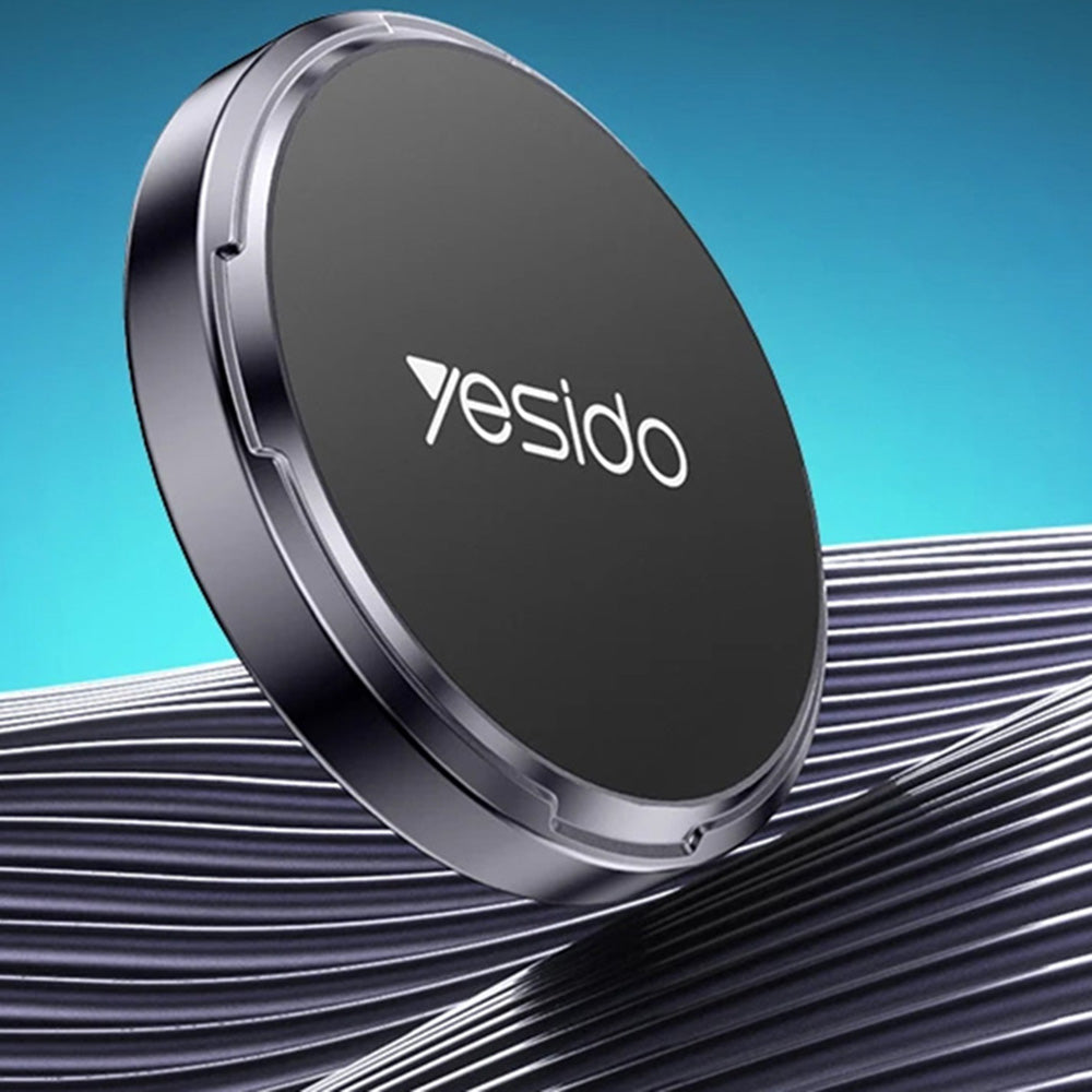 Yesido - Mini Car Holder (C211) - Magnetic, for Dashboard/Display, with Strong Adhesive, Universal - Black