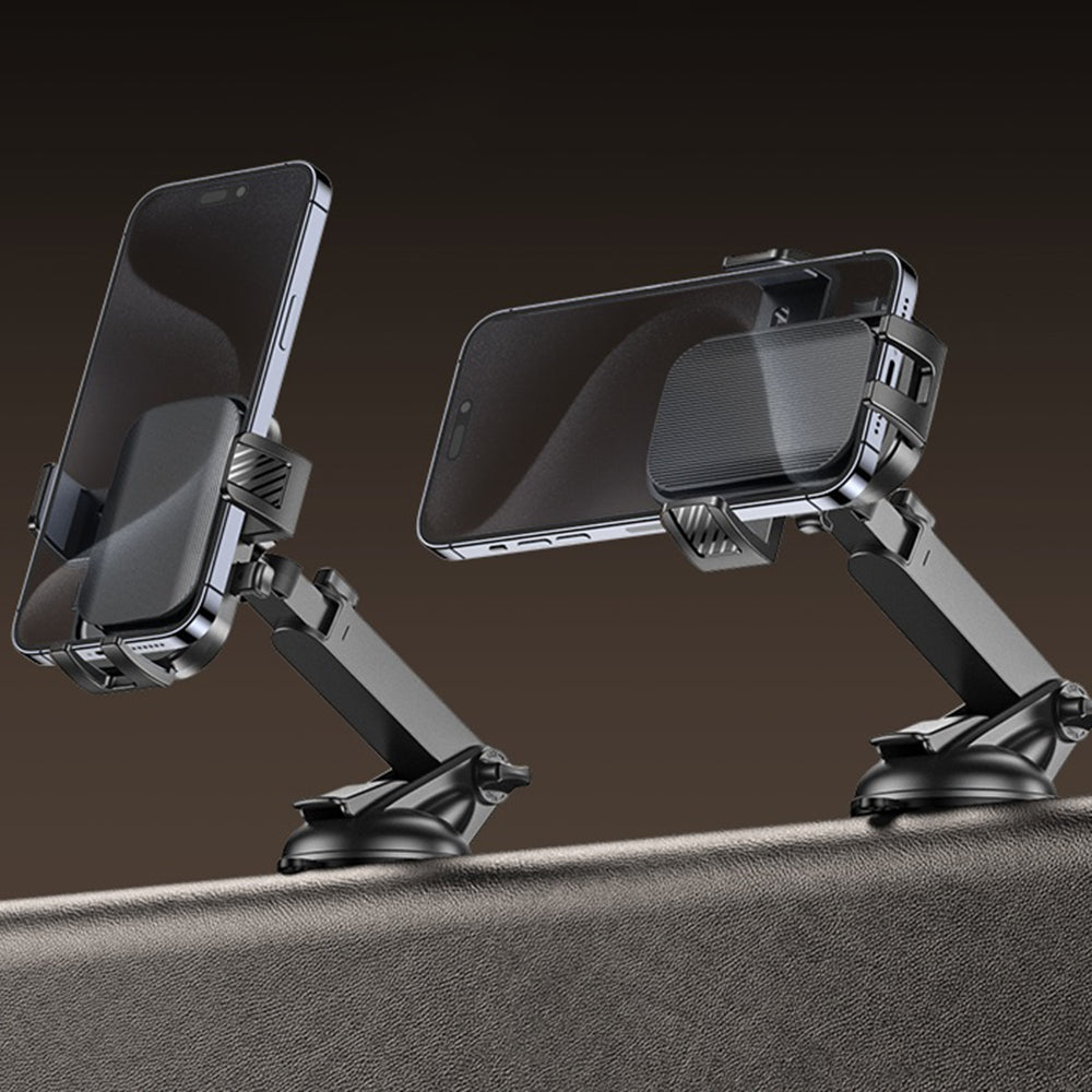 Yesido - Car Holder (C267) - for Dashboard/Windshield, 360, with Telescopic Clamp Arm, Easy Extending Clip, Non-slip - B