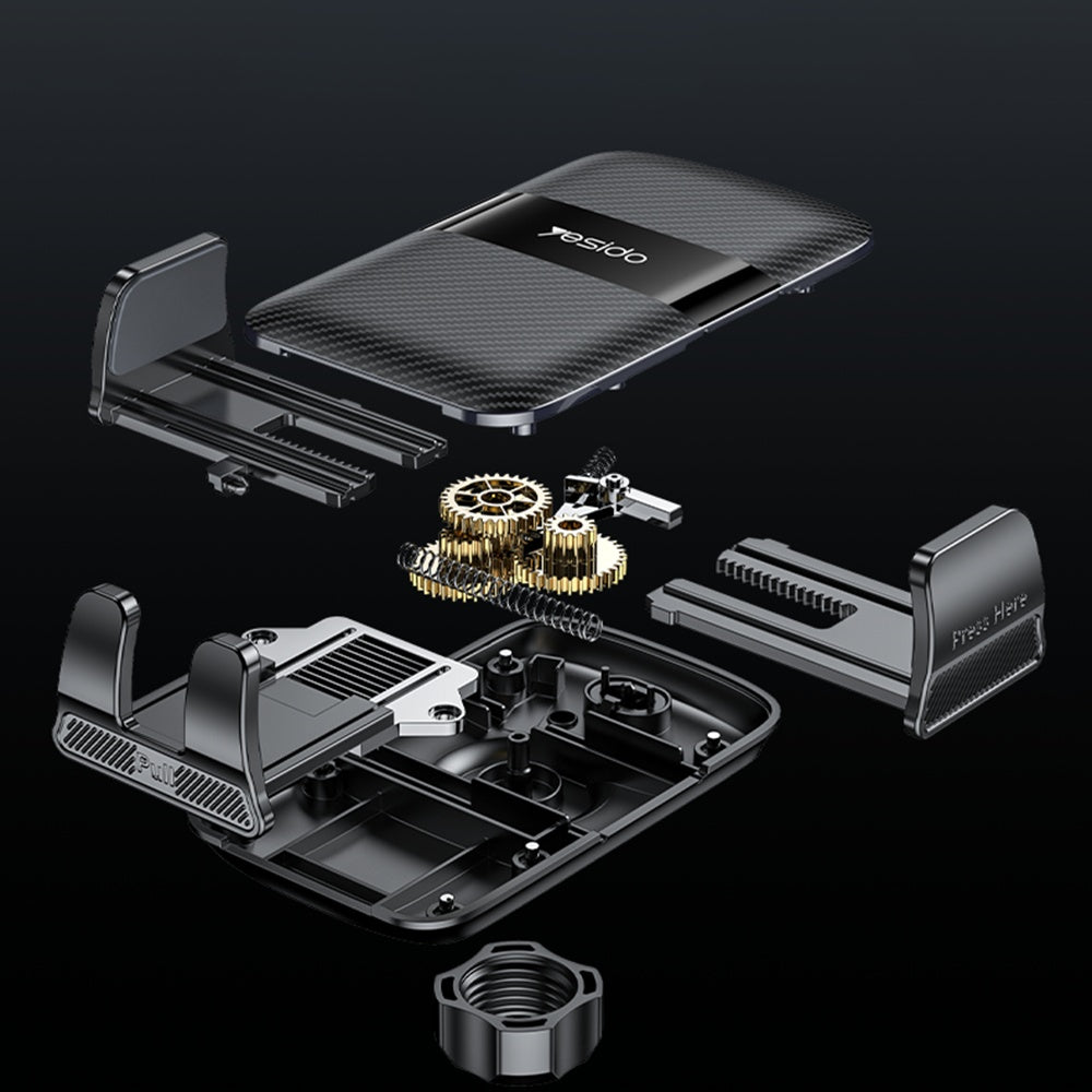 Suport Auto Yesido (C251), Prindere Grila, 360°, Negru