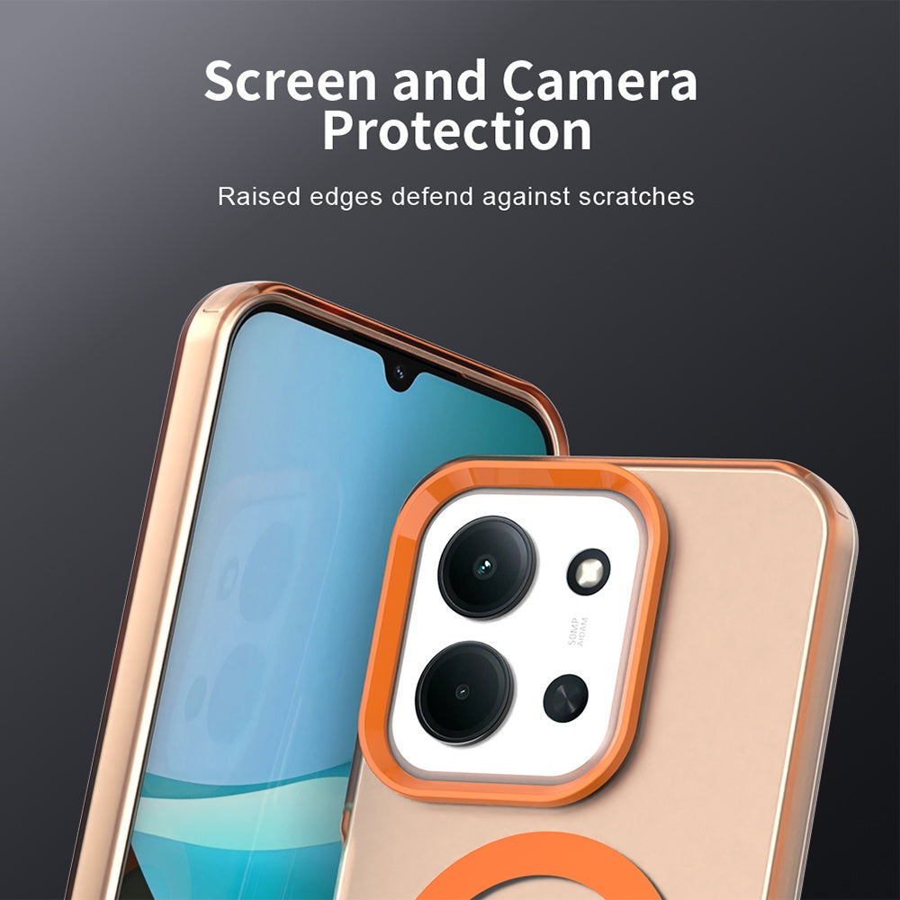 Techsuit - CandyCase MagSafe - Xiaomi Redmi 15C 4G / Redmi 15C 5G / Poco C85 4G - Orange