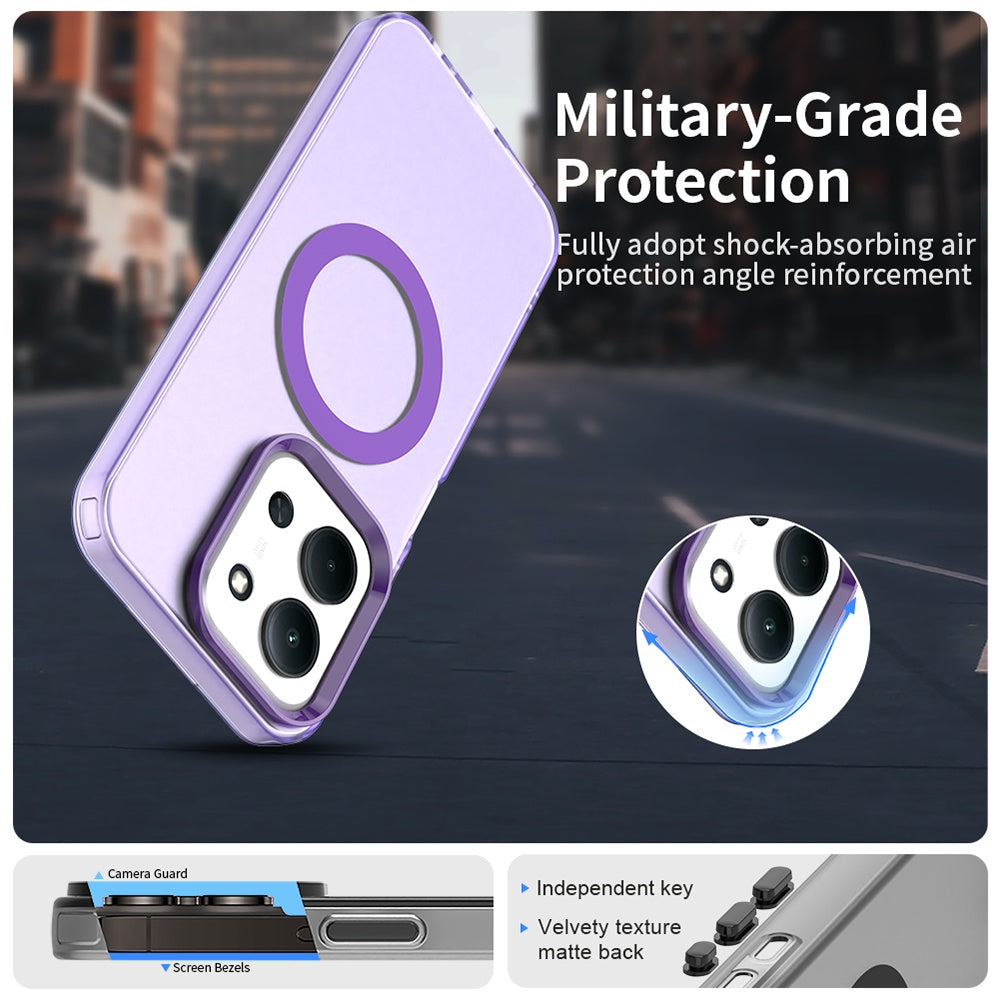 Techsuit - CandyCase MagSafe - Xiaomi Redmi 15C 4G / Redmi 15C 5G / Poco C85 4G - Purple