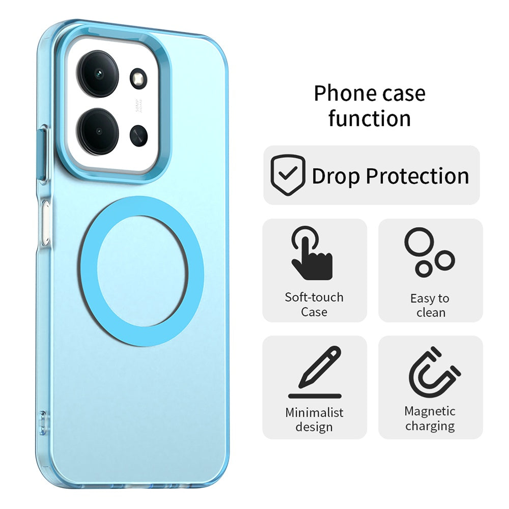 Techsuit - CandyCase MagSafe - Xiaomi Redmi 15C 4G / Redmi 15C 5G / Poco C85 4G - Blue