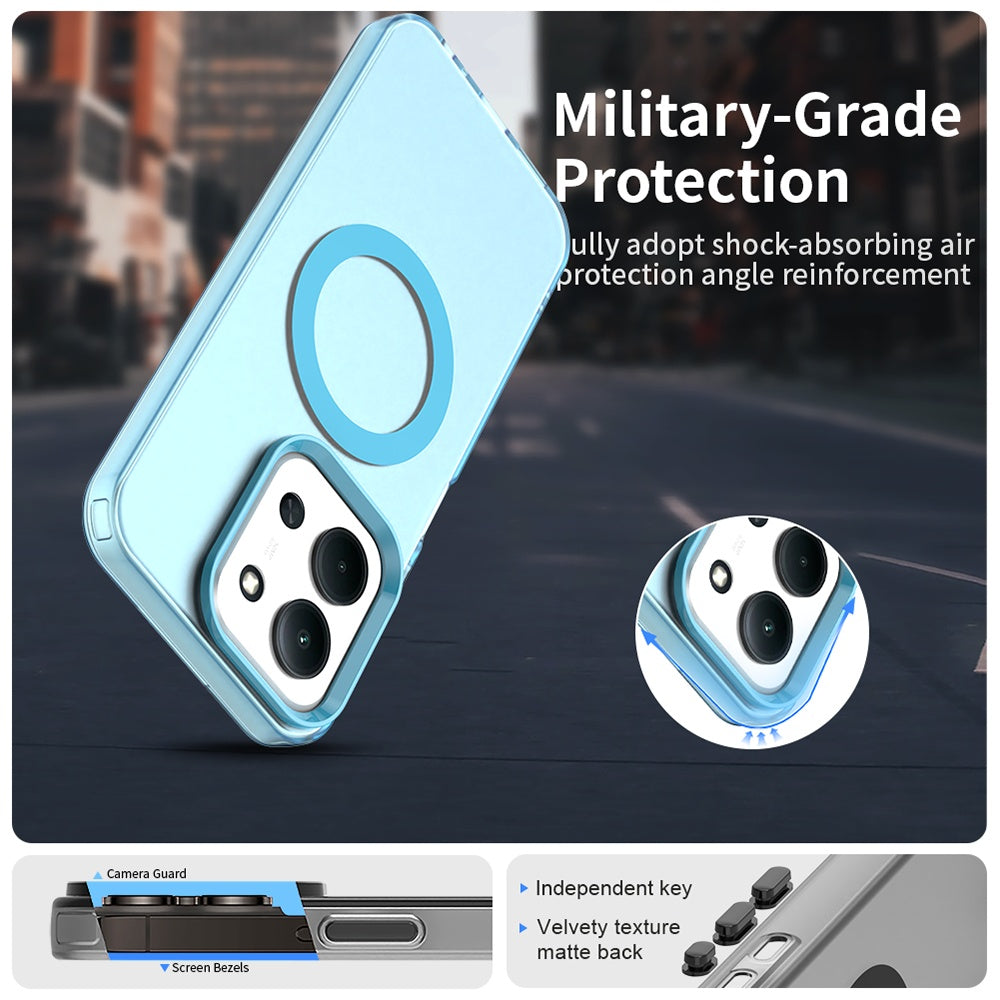Techsuit - CandyCase MagSafe - Xiaomi Redmi 15C 4G / Redmi 15C 5G / Poco C85 4G - Blue