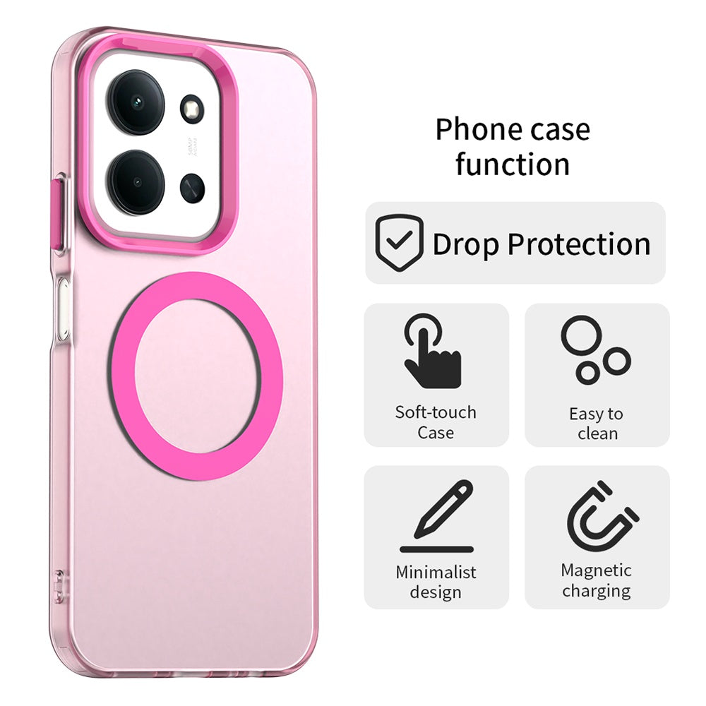 Techsuit - CandyCase MagSafe - Xiaomi Redmi 15C 4G / Redmi 15C 5G / Poco C85 4G - Pink