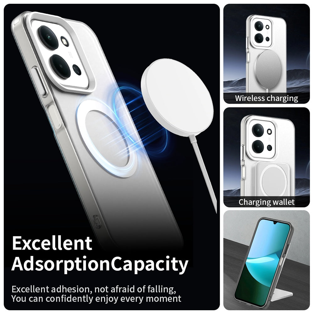 Techsuit - CandyCase MagSafe - Xiaomi Redmi 15C 4G / Redmi 15C 5G / Poco C85 4G - White