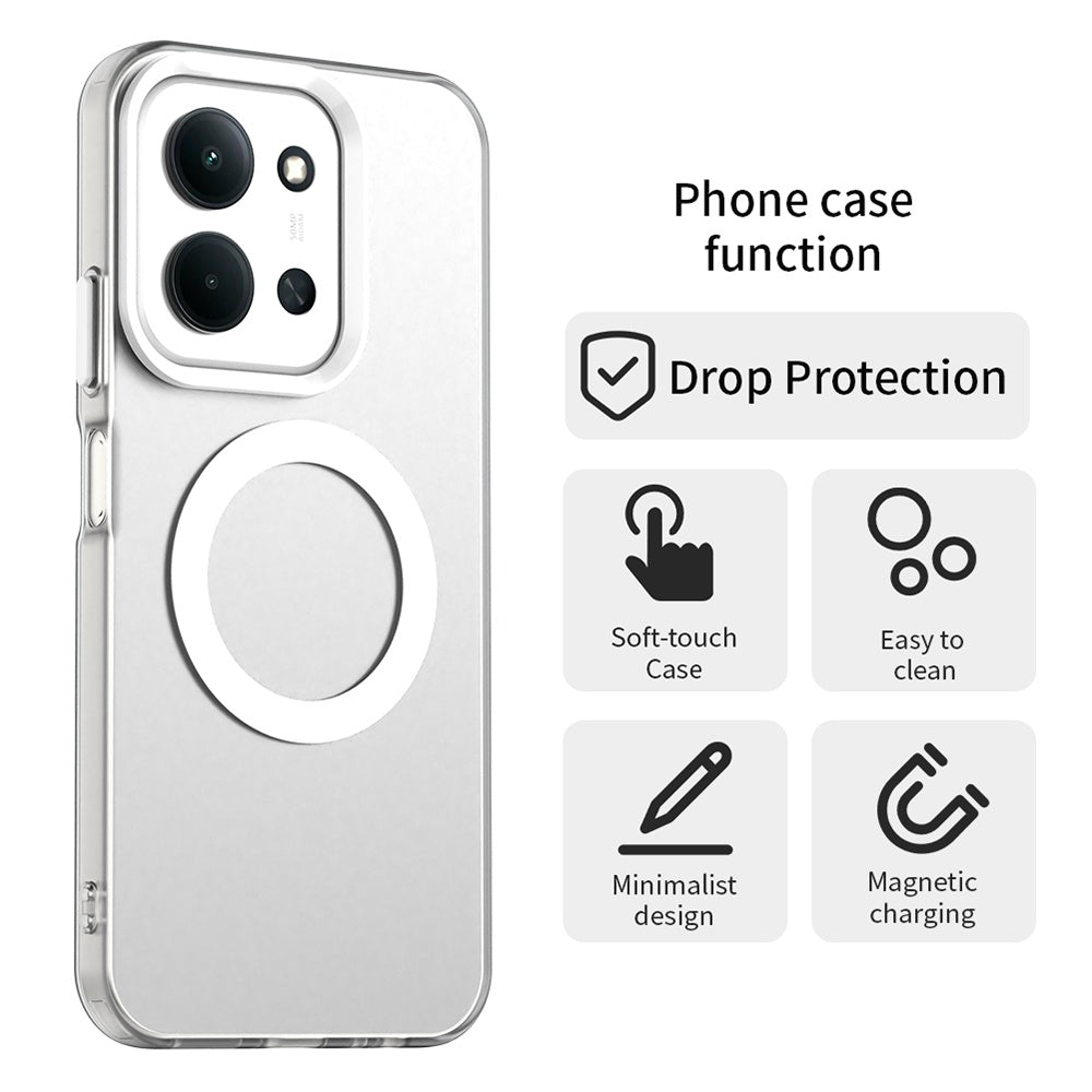 Techsuit - CandyCase MagSafe - Xiaomi Redmi 15C 4G / Redmi 15C 5G / Poco C85 4G - White