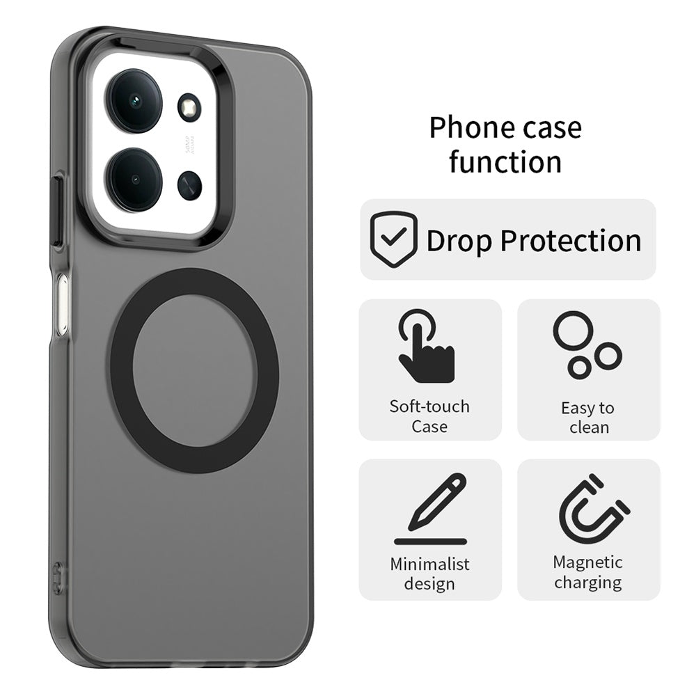 Techsuit - CandyCase MagSafe - Xiaomi Redmi 15C 4G / Redmi 15C 5G / Poco C85 4G - Black