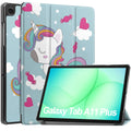 TechSuit Husa de protectie tableta Techsuit FoldPro compatibil cu Samsung Galaxy Tab A11 Plus / A9 Plus, Unicorn