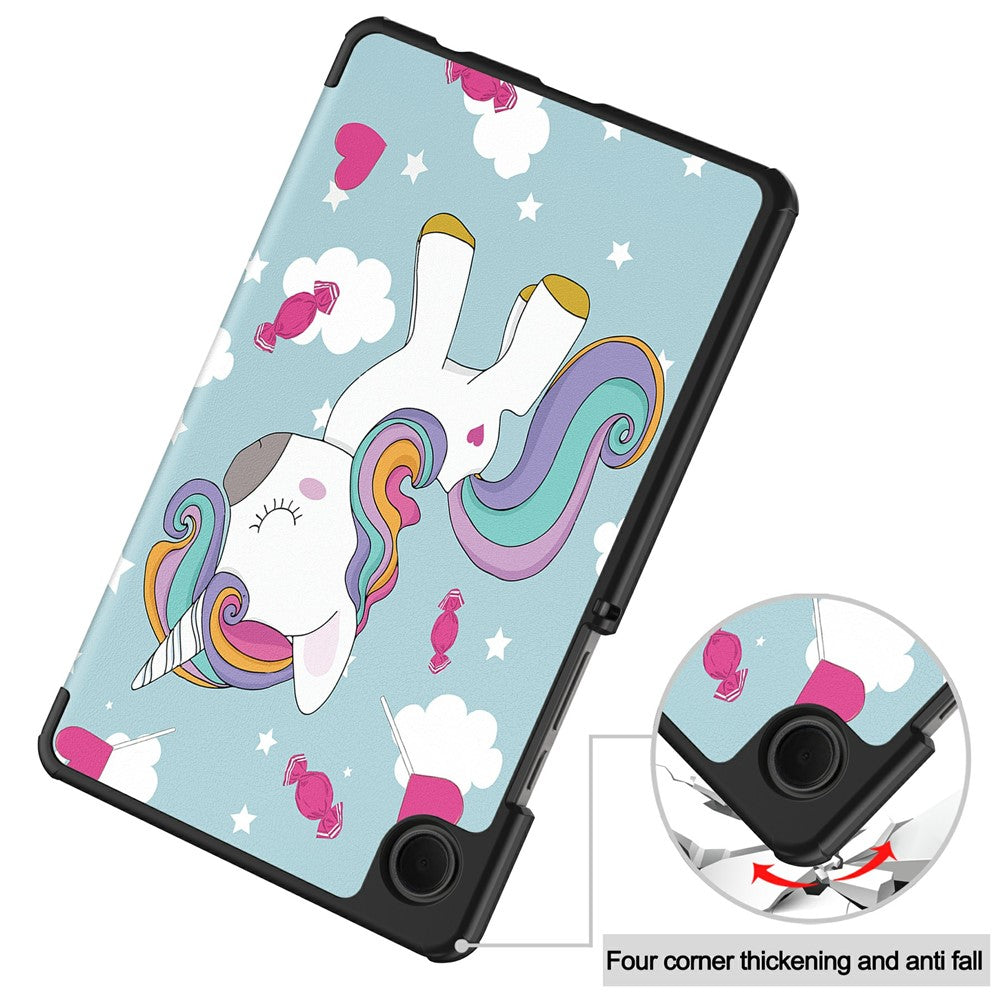 TechSuit Husa de protectie tableta Techsuit FoldPro compatibil cu Samsung Galaxy Tab A11 / A9, Unicorn – imagine 3