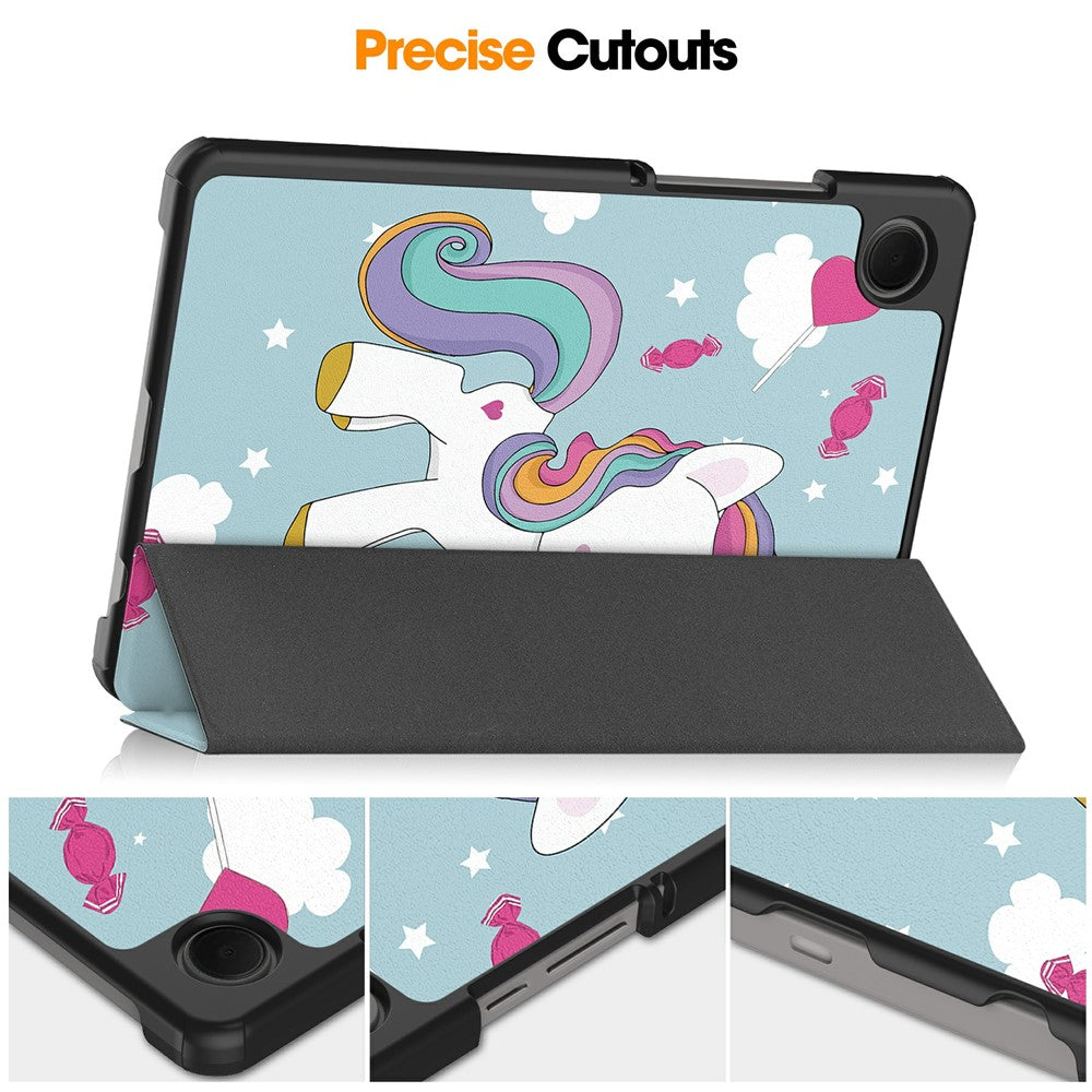 TechSuit Husa de protectie tableta Techsuit FoldPro compatibil cu Samsung Galaxy Tab A11 / A9, Unicorn – imagine 4