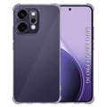 Techsuit - Shockproof Clear Silicone - Oppo Reno14 Pro - Smoke Black