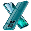 Techsuit - Shockproof Clear Silicone - Honor X8c - Smoke Black
