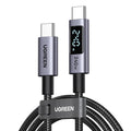 Cablu Ugreen (65867), Type-C to Type-C, 240W, 2m, Gri