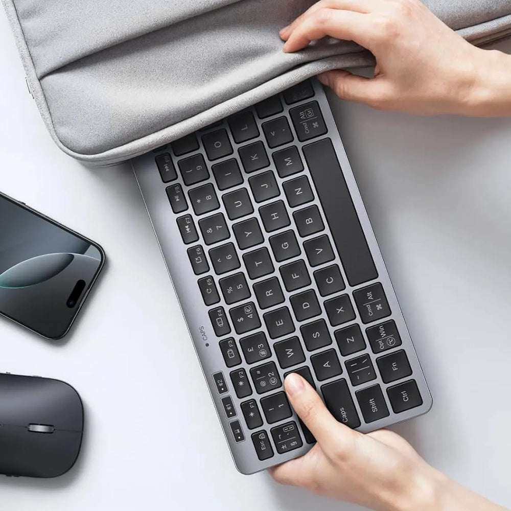 Ugreen - Wireless Keyboard (75049) - Bluetooth 5.3, Multi-Device, Easy Switch, Compact Design, Silent Typing, 78 Keys - 