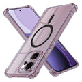 TechSuit Husa de protectie Techsuit Shockproof Clear Silicone MagSafe compatibil cu Oppo Reno14 F / Reno14 FS 5G, Negru 