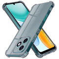Techsuit - Shockproof Clear Silicone - Honor X5c Plus - Smoke Black