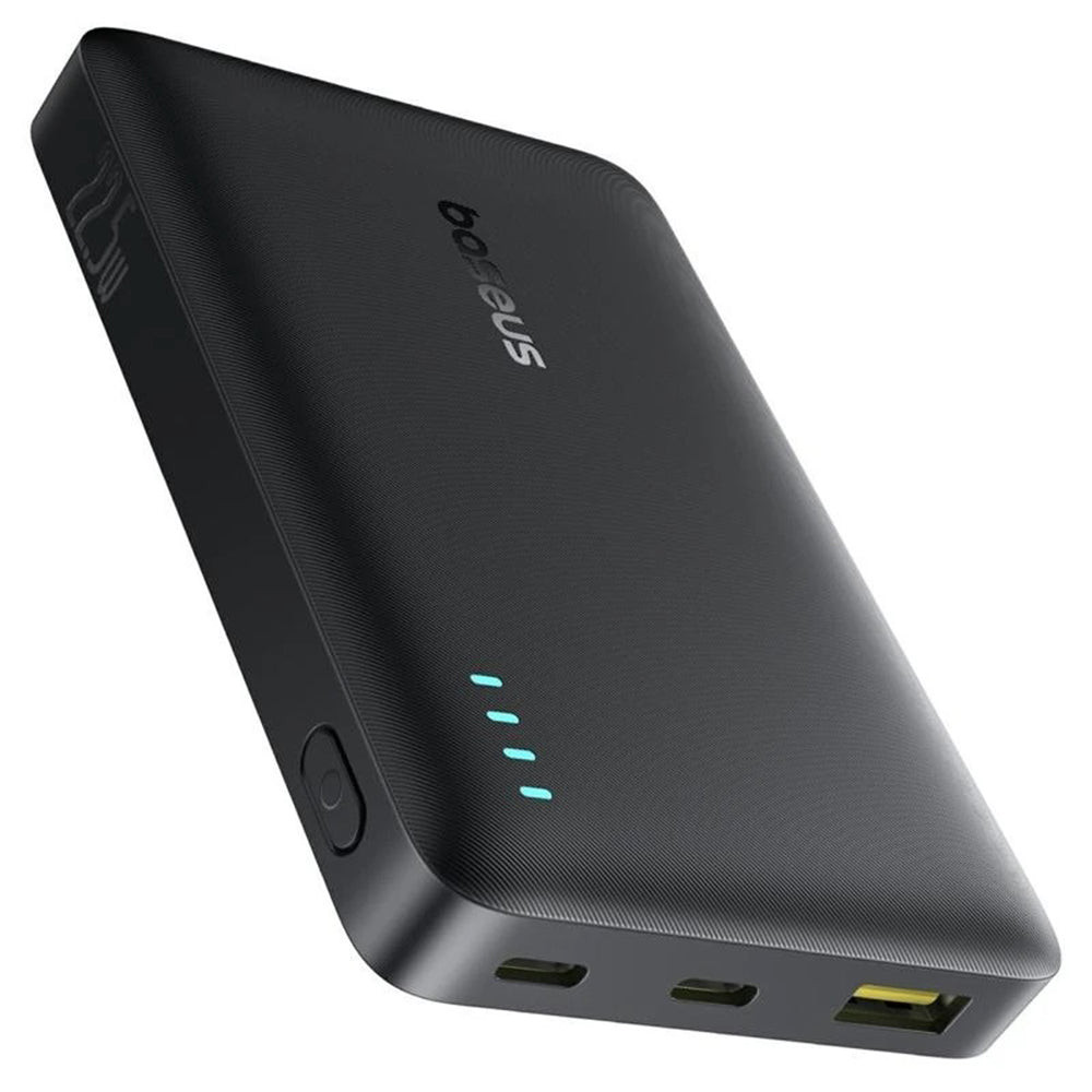 Baseus - Power Bank EnerFill FP21 (P1008210D123-00) - Dual-Port, 10000mAh, 22.5W, Slim Design - Black