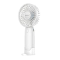 Ventilator portabil Yesido YF15, Stand telefon, 1200mAh, Alb